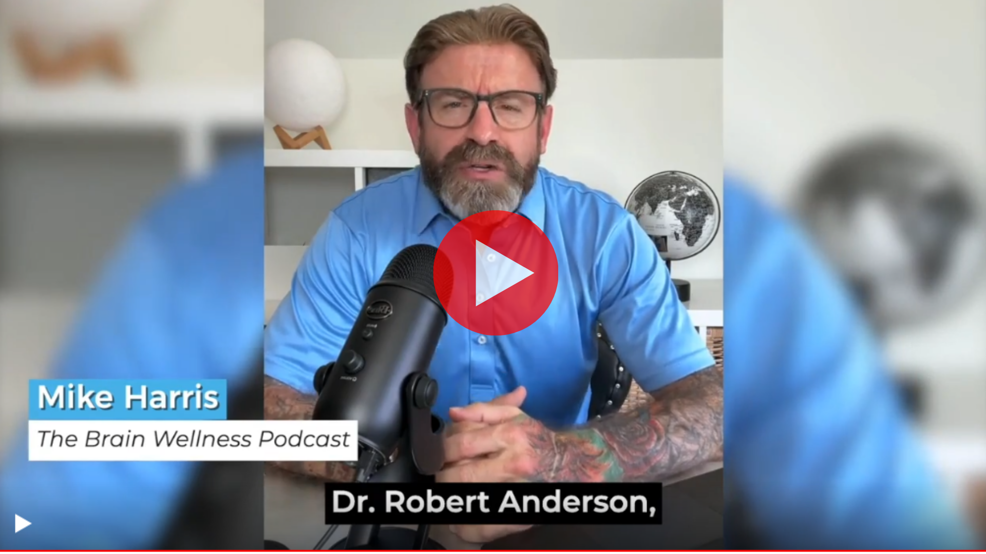 The Brain Wellness Podcast — Dr. Robert Anderson discovery video